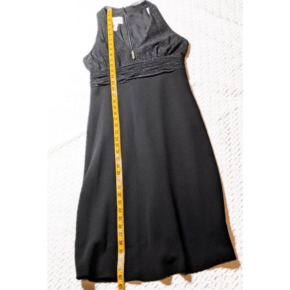 Evan Picone Black Sleeveless Dress - Picture 5 of 8